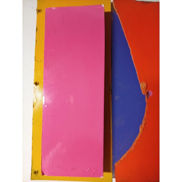 Contemporary Abstract Aerosol on Assembled Masonite (Isorel) "Untitled 182" by Andre Debono For Sale - Image 6 of 8