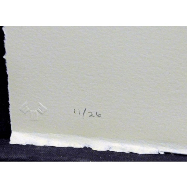 Abstract Rc Ellis Signed & Numbered Untitled Abstract Lithograph Art Print For Sale - Image 3 of 3