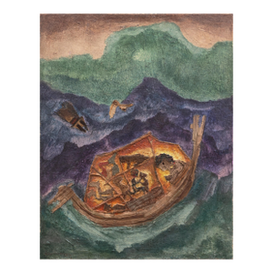 'Noah's Ark' by Liber Fridman, Circa 1940, Argentine Outsider Artist, Buenos Aires Modern of Modern Art, Peru