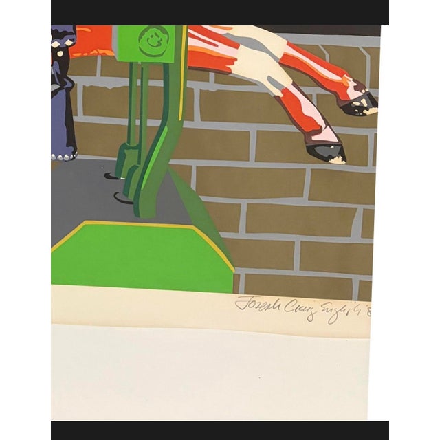 Joseph Craig English "Quarter Horse" Signed Serigraph Screenprint Framed 1980 For Sale - Image 4 of 6