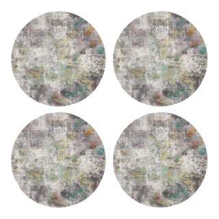 Impressionism Fall, 16" Round Pebble Placemats, Set of 4 For Sale