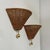 Mid-Century Rattan and Brass Wall Lights, Austria, 1960s, Set of 2 For Sale - Image 6 of 17