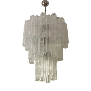 Tubular Murano Chandelier For Sale