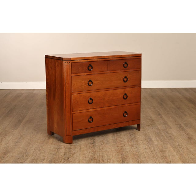 Contemporary Stickley 21st Century Collection Cherry Single Dresser For Sale - Image 3 of 18