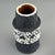 Black Black and White Király Ceramic Vase with Floral Design, 1960s For Sale - Image 8 of 8