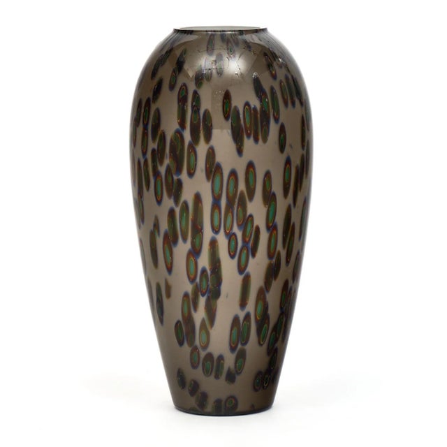 1970s Vintage Murano Glass “Murrine” Vase For Sale - Image 5 of 10