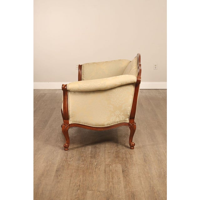 Ethan Allen French Louis XV Style Camelback Sofa For Sale - Image 18 of 18