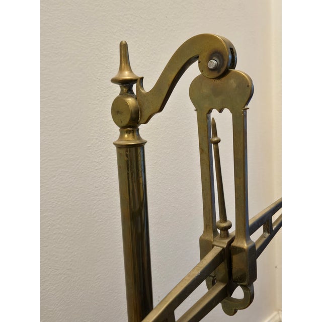 Early 19th Century 19th Century English Antique Brass Weight Scale For Sale - Image 5 of 5