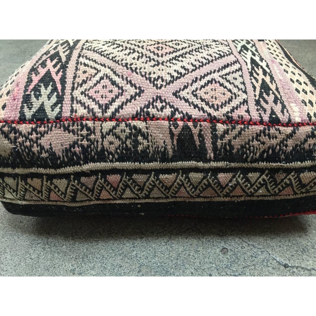 Moroccan Floor Pillow Seat Cushion Made From a Vintage ...