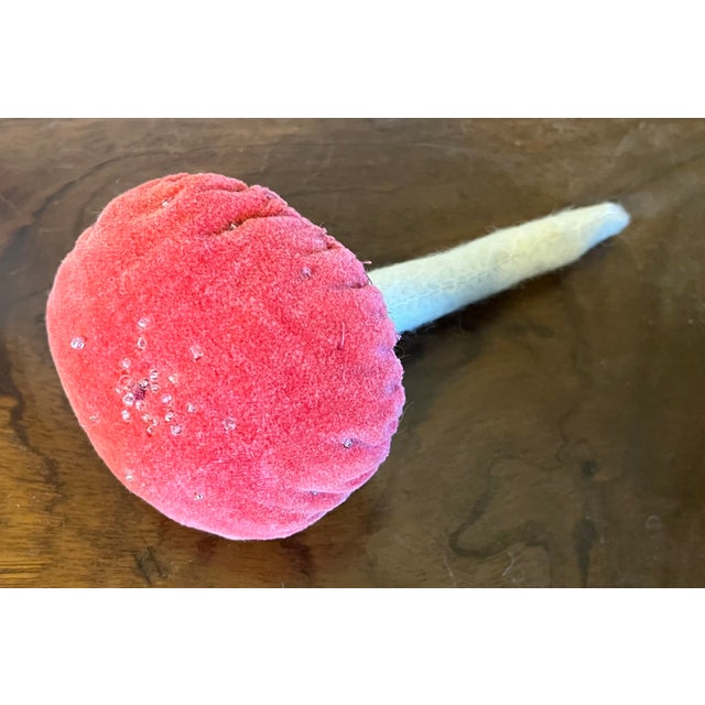 Folk Art Felted Soft Sculptures of Mushrooms - A Set of 4 For Sale - Image 13 of 17