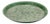 Round Etched Metal Tray 13.5"D For Sale