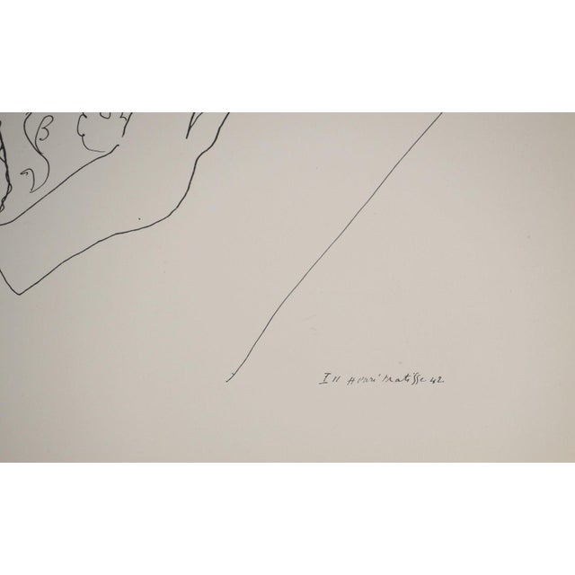 Henri Matisse (1869-1954) (after)Solitary Reverie, 1943Lithograph after a drawing by the artist (Fabiani workshop)Signed...