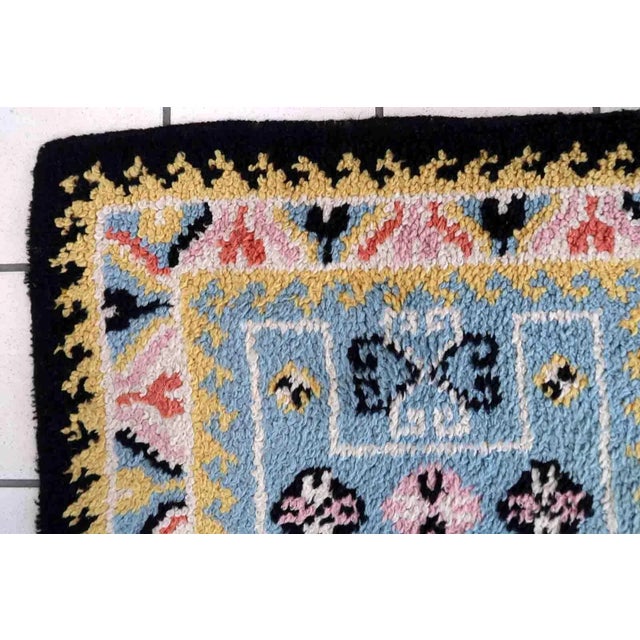 1960s Vintage French Savonnerie Rug For Sale - Image 9 of 12