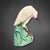 Majolica Ceramic Crane Figure, 1920s-1940s For Sale - Image 6 of 8