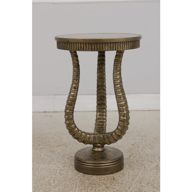 Age: Approx: 30 Years Old Details: Eglomise Top Fine Carved Details High Quality Construction Faux Antler Base Traditional...
