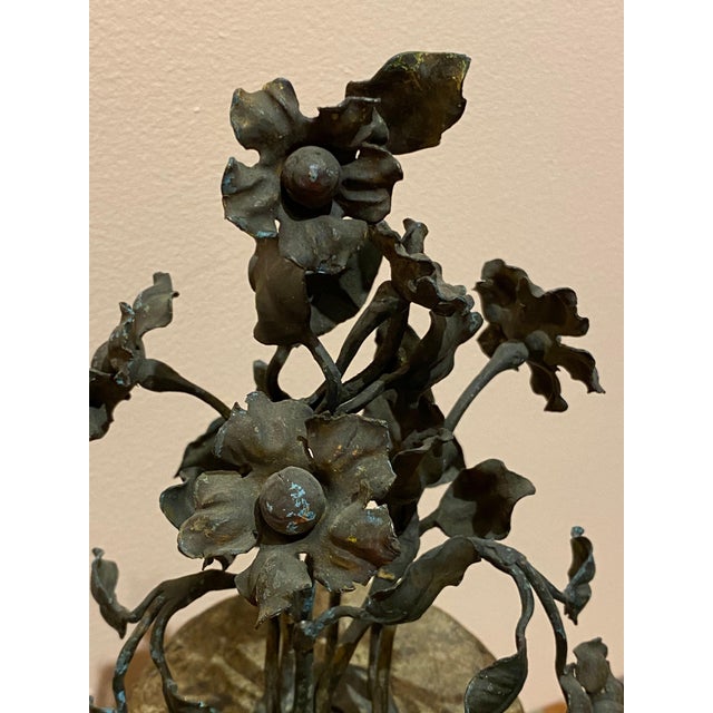 19th Century 19th Century Finials With Iron Decoration - a Pair For Sale - Image 5 of 7