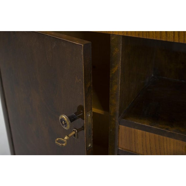 Art Deco Bar Cabinet with Inlays, 1930s For Sale - Image 4 of 17