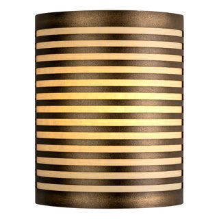 Italian Pollux Wall Light in Burnished Metal with Perforated Structure For Sale