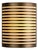 Italian Pollux Wall Light in Burnished Metal with Perforated Structure For Sale