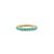 Summer Natural Turquoise 14k Gold Eternity Band Size 7 For Sale - Image 6 of 12