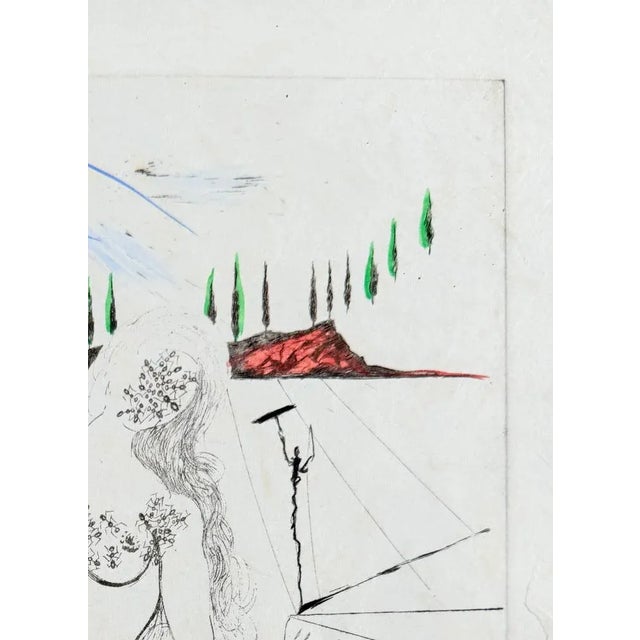 1960s Salvador Dali, Femme à la fontaine, 1967, Etching For Sale - Image 5 of 8