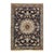 Pasargad DC Navy Blue Hand Knotted Persian Nain Rug For Sale