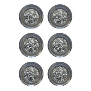 Brunch Plates by Rene Lalique, France, 1927, Set of 6 For Sale