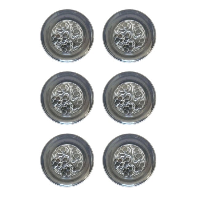Brunch Plates by Rene Lalique, France, 1927, Set of 6 For Sale