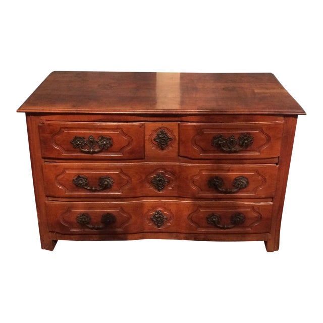 Louis XV Period Commode with Serpentine Front For Sale