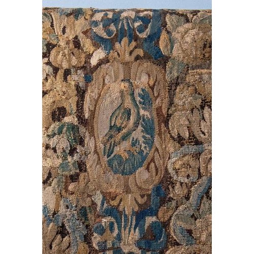 Wood 17th Century Louis XIII French Side Chair with Tapestry from Aubusson For Sale - Image 7 of 12