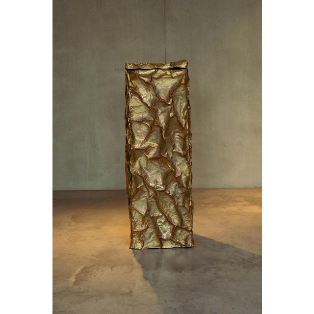 Not Yet Made - Made To Order Golden Peak Brass Monolith by Zincutec For Sale - Image 5 of 9