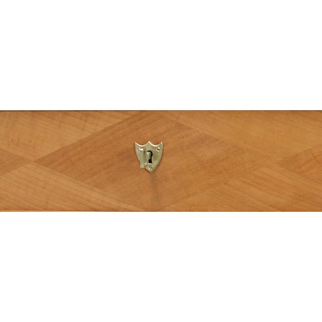 Louis XVI Style Blond Cherry Chest of Drawers, 1910s For Sale - Image 9 of 18