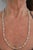 Vintage Barrel Jade & Pearl 14k Beaded 26" Necklace For Sale - Image 15 of 17