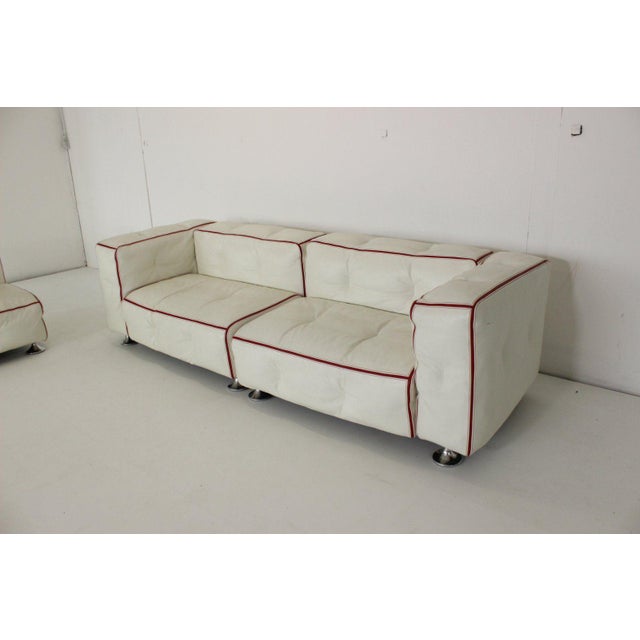 Don Corleon Sofa in White Leather from Bretz For Sale - Image 6 of 13