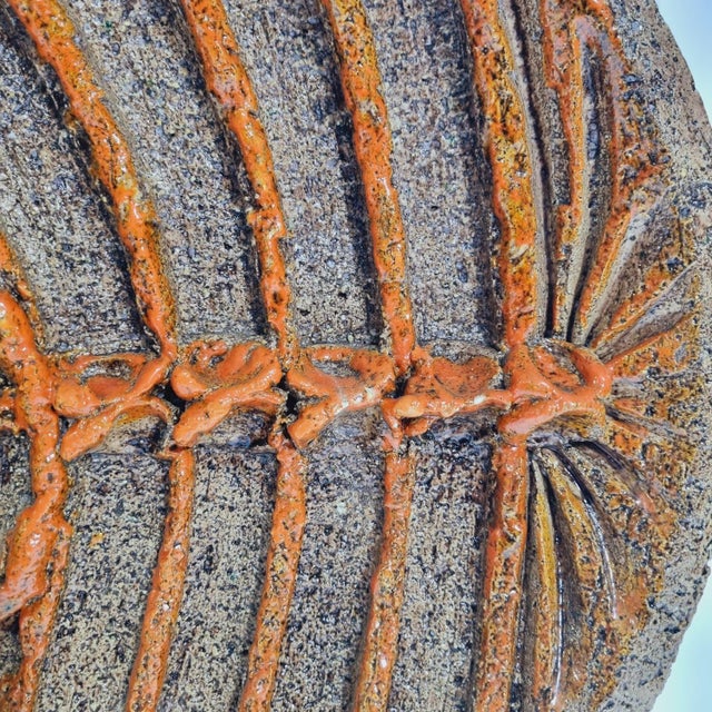 Vintage Ceramic Wall Plate by Zsuzsa Györgyey, 1970s For Sale - Image 6 of 8
