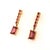 2010s Rubellite Tourmaline Ruby Earrings 14k Gold 1.25 TCW Certified For Sale - Image 5 of 18