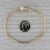 Cultured Pearl Diamond Bypass Bangle Bracelet 14k Yellow Gold 6.5" For Sale In Greensboro - Image 6 of 8