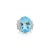 Boho Chic 35.2 Ctw Bohemian Chic Sky Blue Topaz & Diamond Cocktail Ring Size 5 For Sale - Image 3 of 12
