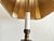Vintage Black Marble Lamp With Toile Fabric Shade For Sale - Image 12 of 12