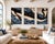 Japanese Whale Triptych Reproduction, Coastal Nautical Art Print Set of 3, 40″ × 60″ For Sale - Image 4 of 8