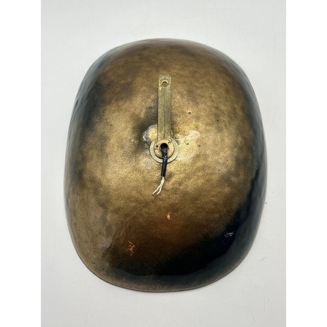 Vintage Enamelled Applique in Copper, 1960s For Sale - Image 9 of 10