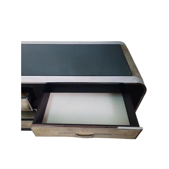 Black Chest of Drawers in the style of Romeo Rega, Italy, 1970s For Sale - Image 8 of 15