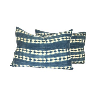 Vintage African Indigo Pillows For Sale