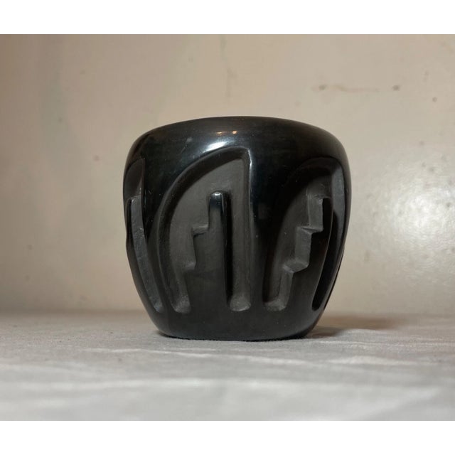 Up for sale is a nice quality antique handmade Santa Clara Native American Pueblo pottery bowl by Ramona Tapia. It's...