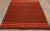 1920s Red Background Stripe Black and Ivory Desing Antique Navajo Rio Grande Rug For Sale - Image 4 of 17
