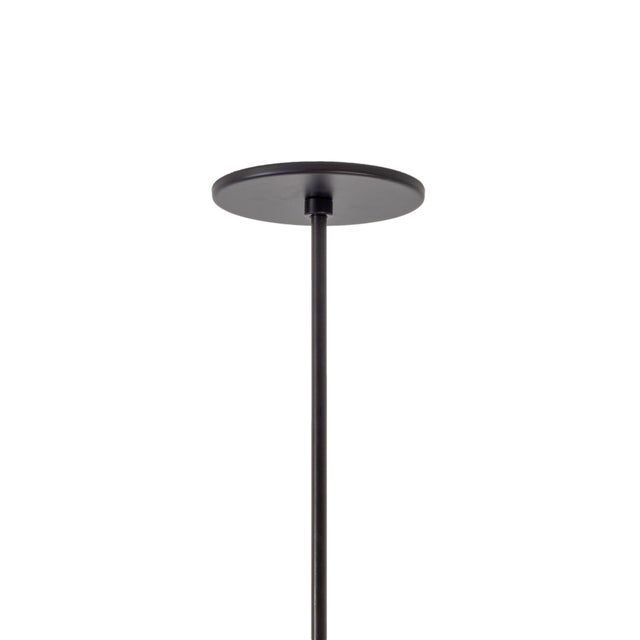 Not Yet Made - Made To Order Bunch Pendant, Black, 20in H, Modern, 5 Inch Glass Globes, by Research.Lighting, Modern, Minimal Hanging Light For Sale - Image 5 of 8