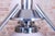 Art Deco Chandelier in Chrome-Plated Steel and Opal Glass, Czech, 1920s For Sale - Image 9 of 14