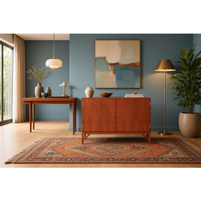 China Cabinet Model 132 in Teak by Børge Mogensen for FDB, 1960s For Sale - Image 14 of 16