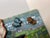 Vintage Original Mosaic Painted Cat Mirror For Sale - Image 9 of 9