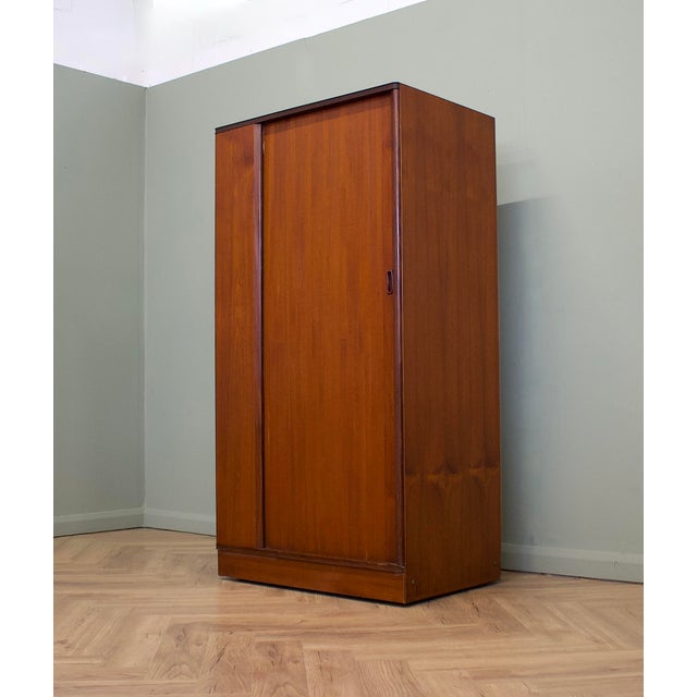 Mid-Century Modern Teak Tambour Wardrobe from Austinsuite, 1960s For Sale - Image 3 of 11